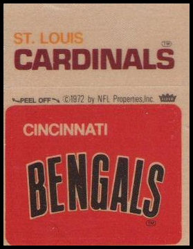 Cincinnati Bengals Logo St. Louis Cardinals Name